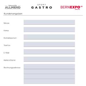 BERNEXPO Gastro Lieferdienste